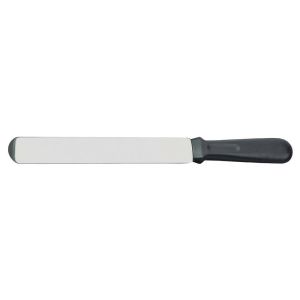 Лопатка кондитерская прямая 21 см, черная пластиковая ручка, P.L. Proff Cuisine
