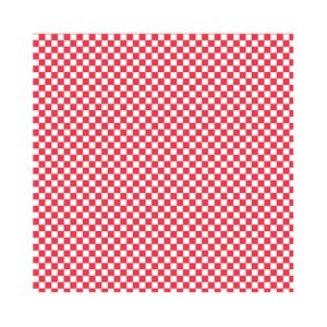 Упаковочная бумага «Красная клетка», 31*38 см, жиростойкий пергамент 32 г/см2, 1000 шт/уп, Garcia de