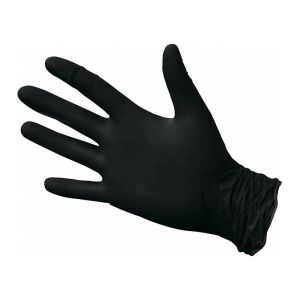Перчатки нитриловые «NitriMax» вес 3,8 гр. (черные) размер L - 1 уп/100шт/50 пар