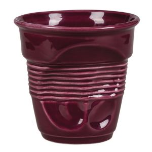 Чашка для латте Barista (Бариста) «мятая» 400 мл фиолетовая, h 10,3 см, P.L. Proff Cuisine