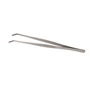 MGsteel Щипцы (пинцет) 30 см. прямые, изогнутый кончик, нерж. MGsteel /1/100/