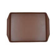 MGprof Поднос 42*30 см. темно-коричневый поверхность шагрень MGprof /1/10/