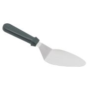 MGsteel Лопатка 30 см. изогнутая раб.часть 13*7,5 см.нерж. с пластик. ручкой, черная MGsteel /1/96/