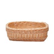 MGprof Корзина для хлеба прямоуг. 18*12*6 см. бежевая полиротанг MGprof /1/100/