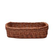 MGprof Корзина для хлеба прямоуг. 24,5*17*6 см. коричневая полиротанг MGprof /1/50/