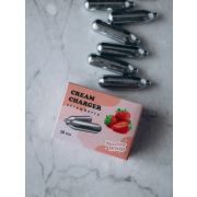 MasterWhip (Китай) Баллончики для сифона для взбивания сливок (N2O) 10 шт/уп. вкус клубника MasterWhip /1/36/