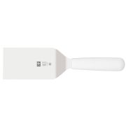 Icel (Португалия) Лопатка 27,5 см. изогнутая раб. часть 12*7,5 см. нерж. с пластик. ручкой, белая Icel /1/6/