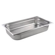 MGsteel Гастроемкость 1/1 h=100 мм. 14 л. нерж.перфорир. d=6 мм. MGsteel /1/6/