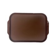 MGprof Поднос 45*34,5 см. темно-коричневый (167) поверхность шагрень MGprof /1/10/