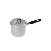 MGsteel Котелок походный алюм. 0,8 л. со складной пластик. ручкой MGsteel /1/