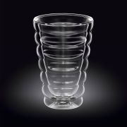 Wilmax (Англия) Стакан 500 мл. d=95 мм. h=170 мм. с двойными стенками Термостекло Wilmax /1/48/