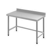 MGsteel Стол разделочный с бортом 850*700*870 мм. разборный, обвязка с 3-х сторон, нерж. MGsteel /1/
