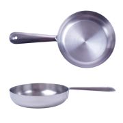 MGsteel Сковорода порц. d=10 см. h=3 см. 0,25 л. нерж. глубокая с ручкой MGsteel /1/120/