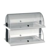 Abert (Италия) Поднос сервировочный 50*30,5 см. полипропилен, с крышкой Roll-Top, 2-х уровневый Abert /1/