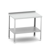 MGsteel Стол разделочный без борта 1200*600*870 мм. разборный, полка сплошная, нерж. MGsteel /1/ ТП
