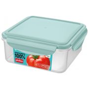 Пластик (Россия) Контейнер для продуктов квадр. 1,0 л. 16*16*7 см. герметичный п/п SMART LOCK /1/20/