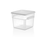 GASTROPLAST (Турция) Контейнер для продуктов квадр. 5,7 л. 22*22*19 см. с мерн.шкалой, прозрач, п/п, б/крыш (крышки 76712, 76711) GP /1/12/