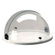 Abert (Италия) Поднос для подачи d= 38 см. пластик, с крышкой Roll-Top Abert /1/ РАСПРОДАЖА