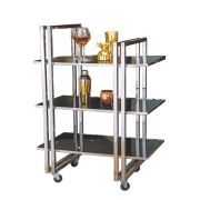 Тележка сервировочная,нержавеющая сталь 78*45*107 см.  P.L.--Hotelware