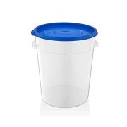 GASTROPLAST (Турция) Контейнер для продуктов круглый 20,82 л. d=31 см. h=37,5 см., с мерной шкалой, прозрачный, п/п, без крышки (крышка 76740, 76739, 76738, 76741) GP /1/6/