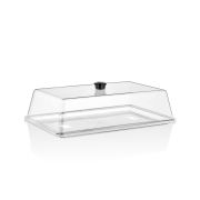 GASTROPLAST (Турция) Крышка 41*26 см. h=10 см. поликарбонат, прозрачная (поднос 76860, 76844, 76852) GP /1/12/