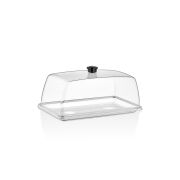 GASTROPLAST (Турция) Поднос для подачи GN 1/3 32,5*16,7 см. поликарбонат, прозрачный (крышка 76830) GP /1/36/