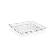 GASTROPLAST (Турция) Поднос для подачи 28*28 см. поликарбонат, прозрачный (крышка 76836) GP /1/24/