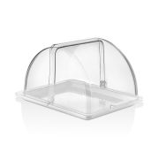 GASTROPLAST (Турция) Поднос для подачи GN 1/2 32,5*26,5 см. поликарбонат, белый (крышка 76828, 76829) GP /1/24/
