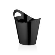 GASTROPLAST (Турция) Ведро для шамп 4 л. поликарбонат 260*200/160*130 мм. h=280 мм. с ручкой для 1-й бутылки, черное GP /1/6/