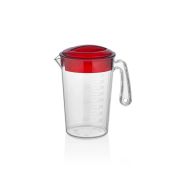 GASTROPLAST (Турция) Кувшин мерный 1 л. с крышкой, п/п прозрачн. GP /1/12/