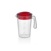 GASTROPLAST (Турция) Кувшин мерный 2 л. с крышкой, п/п прозрачн.  GP /1/24/