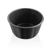 GASTROPLAST (Турция) Соусник 130 мл. d=85 мм. h=45 мм. круглый, поликарбонат, черный GP /1/250/