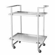Тележка сервировочная,нержавеющая сталь 85*50*105 см.  P.L.--Hotelware