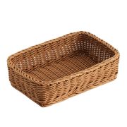 MGprof Корзина для хлеба прямоуг. 18*12*6 см. коричневая полиротанг MGprof /1/100/