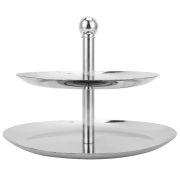 MGsteel Этажерка 2-х ярусная d=22/27 см. h=23 см. нерж. MGsteel /1/6/ АКЦИЯ
