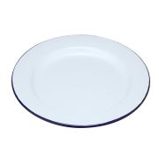 Тарелка эмалированная d=25.7 см, «Blue Rim»  P.L.