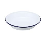 Тарелка,салатник эмалированный d=20 h=4.5 см, «Blue Rim»  P.L.