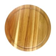 Доска круглая 30*2 см с выемкой, акация, P.L. Proff Cuisine