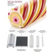 Форма кондитерская Silikomart KIT ALI DI FATA, силикон, 25*5,5 см, h 4,8 см, силикон,