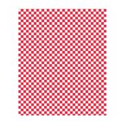 Упаковочная бумага «Красная клетка», 31*31 см, жиростойкий пергамент 32 г/см2, 1000 шт/уп, Garcia de