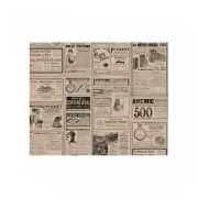 Упаковочная бумага «Газета» крафт, 31*38 см, 1000 шт/уп, жиростойкий пергамент, Garcia de Pou