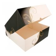 Коробка для торта 28*28*10 см, белая, картон 275 г/см2, Garcia de PouИспания