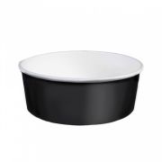 Салатник 500 мл, чёрный, диаметр 15/13,2 см, 45 шт/уп, бумага, Garcia de PouИспания