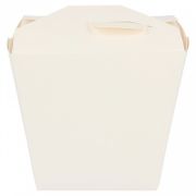 Коробка для лапши 480 мл белая, 7,7*5,7 см, СВЧ, 50 шт/уп, картон, Garcia de PouИспания