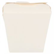 Коробка для лапши 780 мл белая, 8*7 см, СВЧ, 50 шт/уп, картон, Garcia de PouИспания