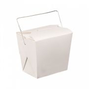 Коробка для лапши с ручками 480 мл белая, 7*5,5 см, 50 шт/уп, картон, Garcia de Pou