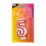 Свеча цифра «5»
