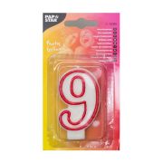 Свеча цифра «9»