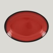 Блюдо овальное RAK Porcelain LEA Red 26 см (красный цвет)