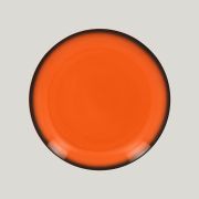 Тарелка круглая RAK Porcelain LEA Orange 24 см (оранжевый цвет)